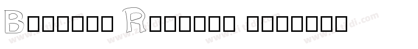 Bonello Regular otf字体转换
